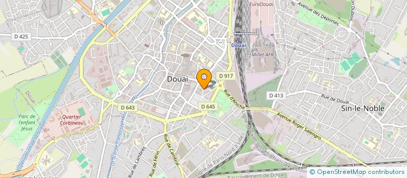 localisation de l'entreprise CARD DUNANT à DOUAI