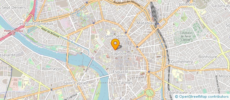 localisation de l'entreprise CARD'YOG à TOULOUSE