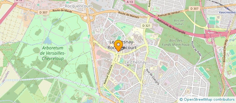 localisation de l'entreprise CARDA  LE CHESNAY-ROCQUENCOURT