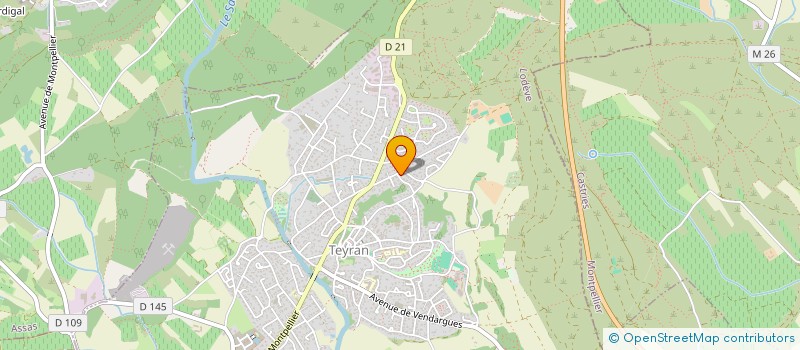 localisation de l'entreprise CARDALIA  TEYRAN