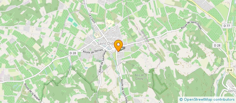 localisation de l'entreprise CARDALINETTO DE SANT DEIDIE  SAINT-DIDIER