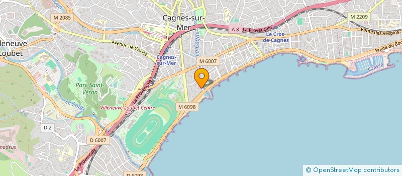 localisation de l'entreprise CARDAM à CAGNES-SUR-MER