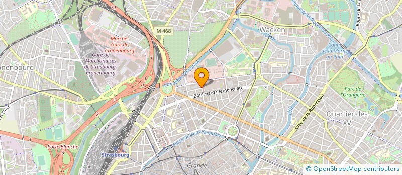 localisation de l'entreprise CARDAMOME à STRASBOURG