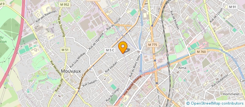 localisation de l'entreprise CARDAMOME  MOUVAUX