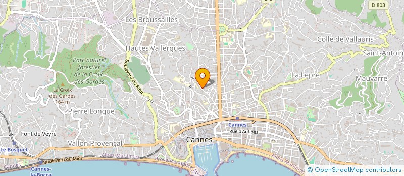 localisation de l'entreprise CARDAMONE à CANNES