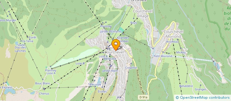 localisation de l'entreprise CARDAN à COURCHEVEL