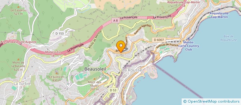 localisation de l'entreprise CARDAN  BEAUSOLEIL