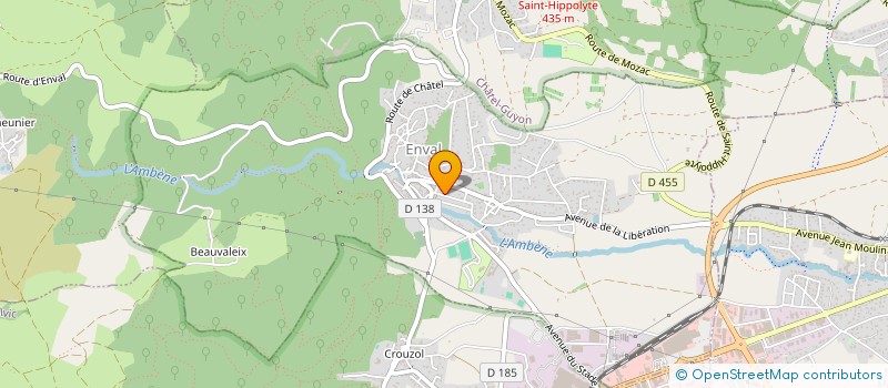 localisation de l'entreprise CARDAULX  MENETROL