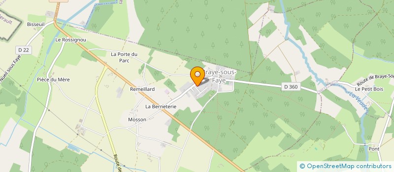 localisation de l'entreprise CARDEF  BRAYE-SOUS-FAYE