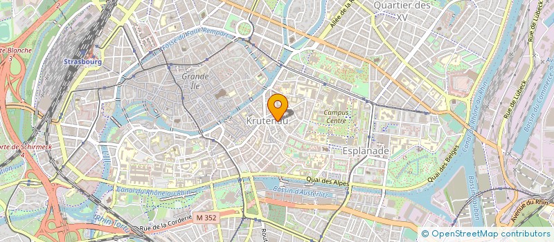 localisation de l'entreprise CARDEK à STRASBOURG
