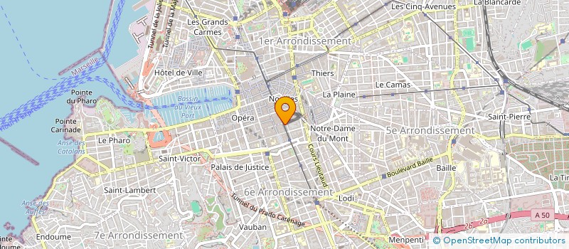 localisation de l'entreprise CARDEL à MARSEILLE