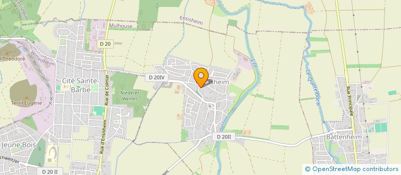 localisation de l'entreprise CARDEL  RUELISHEIM