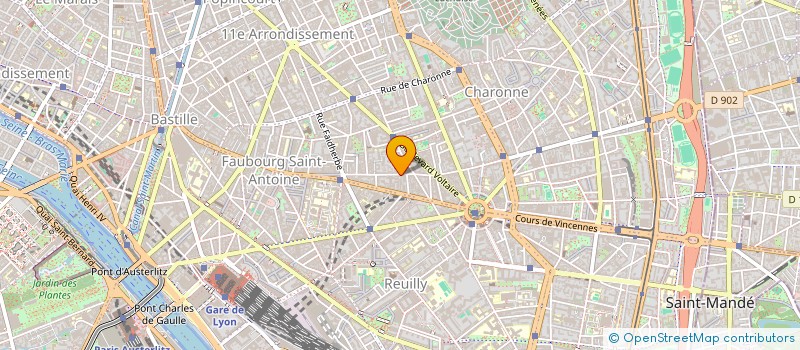 localisation de l'entreprise CARDEL  PARIS