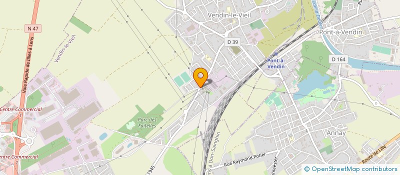 localisation de l'entreprise CARDELAU  VENDIN-LE-VIEIL