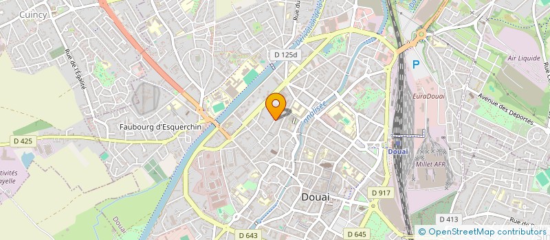localisation de l'entreprise CARDENARD à DOUAI