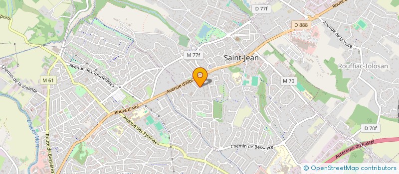 localisation de l'entreprise CARDETE CONSEIL  SAINT-JEAN