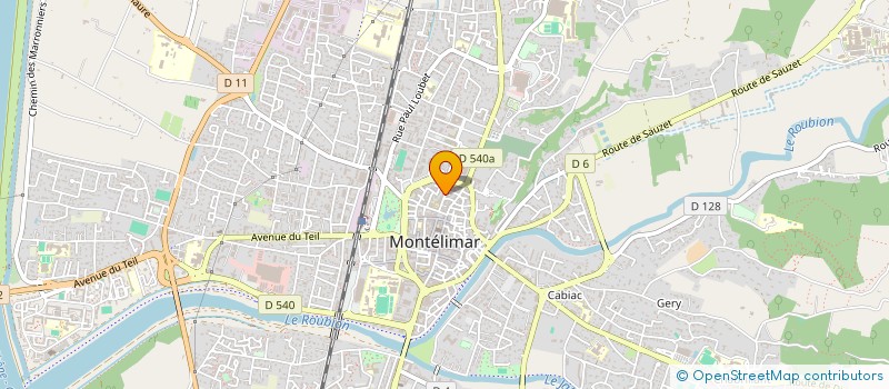 localisation de l'entreprise CARDEV  VALENCE