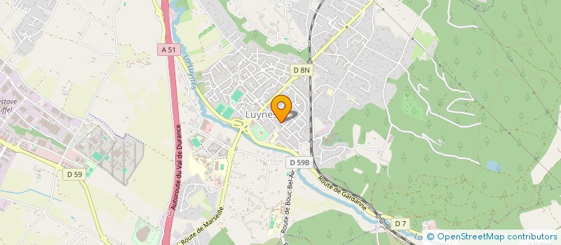 localisation de l'entreprise CARDI à AIX EN PROVENCE