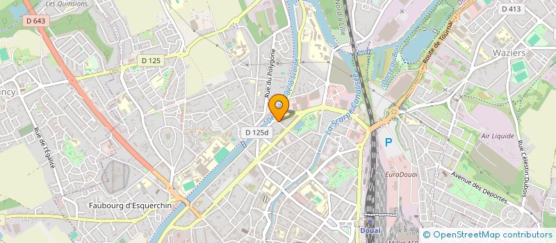 localisation de l'entreprise CARDI à DOUAI