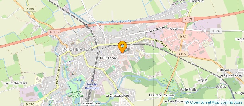 localisation de l'entreprise CARDIAC DES MONTS  DOL-DE-BRETAGNE