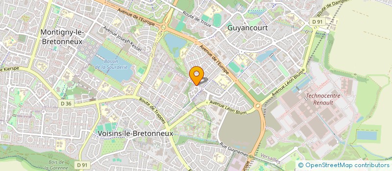 localisation de l'entreprise CARDIAL à VOISINS-LE-BRETONNEUX