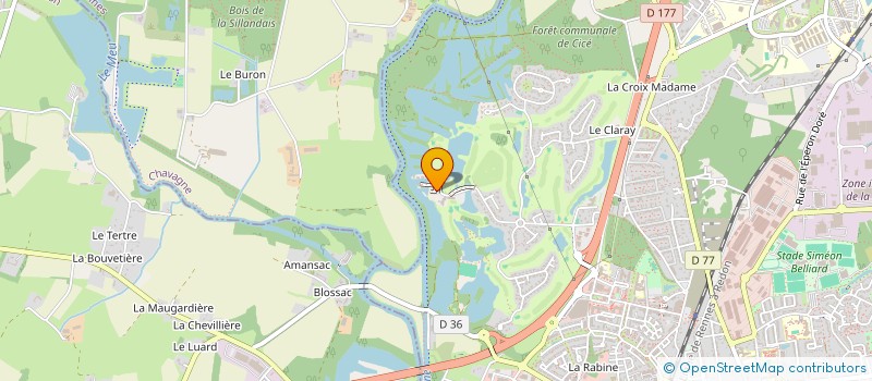 localisation de l'entreprise CARDIGEST  BRUZ