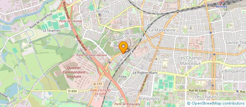 localisation de l'entreprise CARDILE FONCIERE  SAINT-JACQUES-DE-LA-LANDE