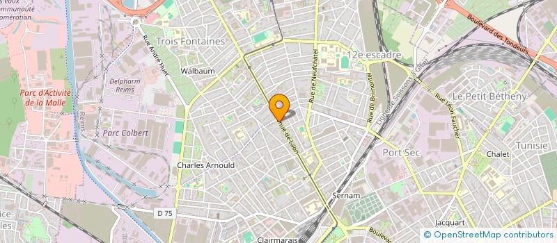 localisation de l'entreprise CARDIM à REIMS