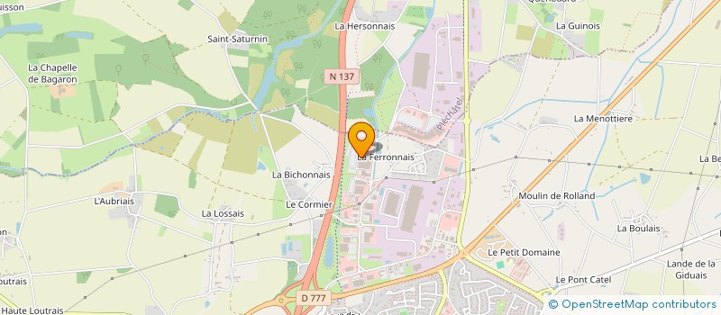 localisation de l'entreprise CARDIN  BAIN-DE-BRETAGNE