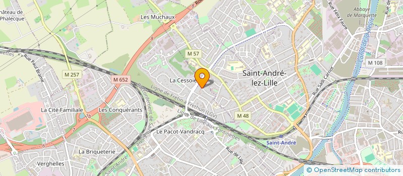 localisation de l'entreprise CARDINAL à LAMBERSART