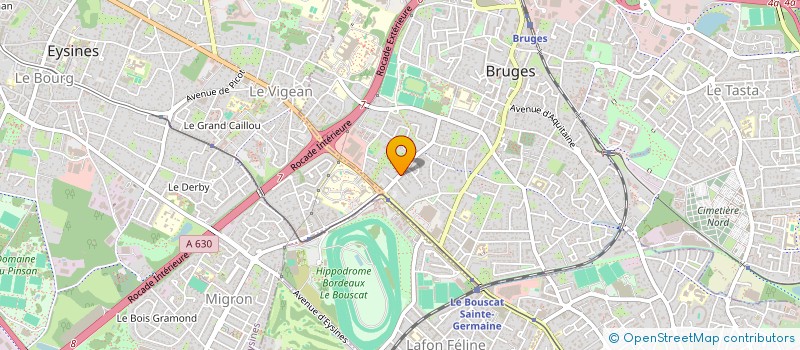 localisation de l'entreprise CARDINAL  BRUGES