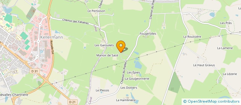 localisation de l'entreprise CARDINAL  BONCHAMP-LES-LAVAL