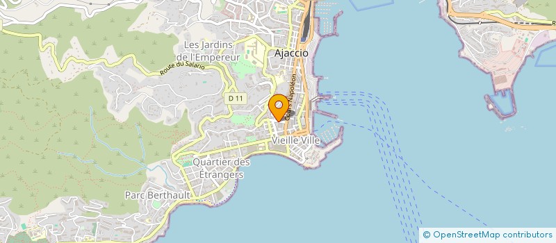 localisation de l'entreprise CARDINAL FINANCES  AJACCIO