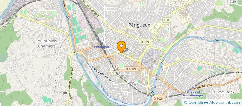 localisation de l'entreprise CARDINAL IMMOBILIER à PERIGUEUX