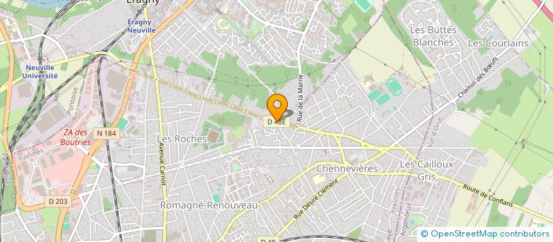 localisation de l'entreprise CARDINAL SERVICE  ERAGNY