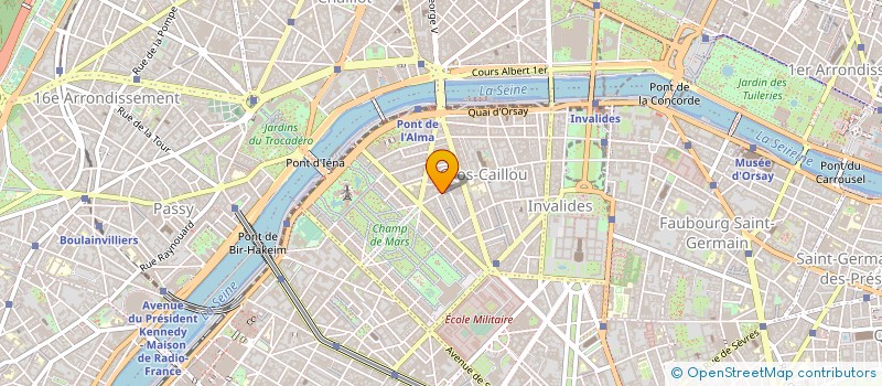 localisation de l'entreprise CARDINAL SONDAGES CONTROLES INVESTIGAT. à PARIS