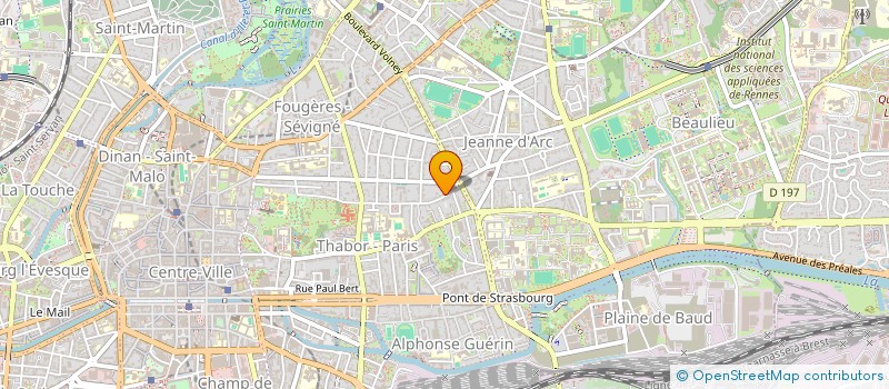 localisation de l'entreprise CARDINALE SUD  RENNES