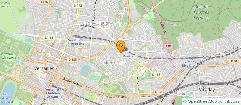localisation de l'entreprise CARDINALIS à VERSAILLES