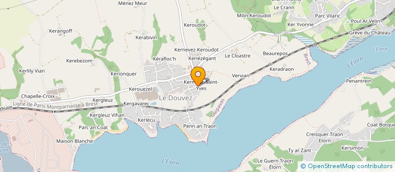 localisation de l'entreprise CARDINALS  GUIPAVAS