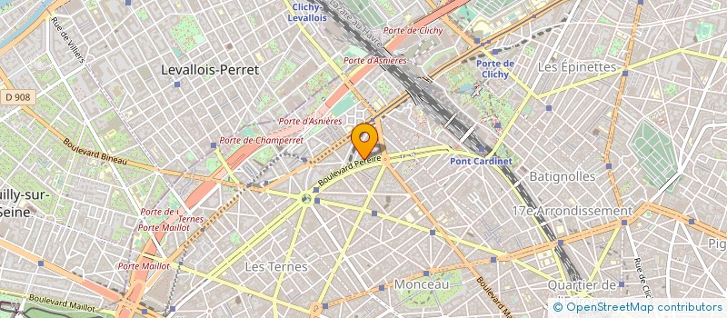localisation de l'entreprise CARDINAUX à PARIS