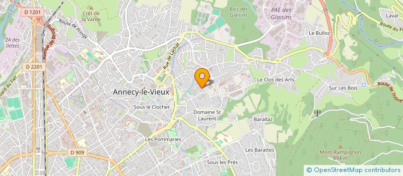 localisation de l'entreprise CARDINAUX - VALE TEIXEIRA INDIVISION à ANNECY