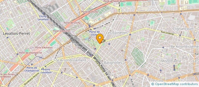 localisation de l'entreprise CARDINET 17  PARIS