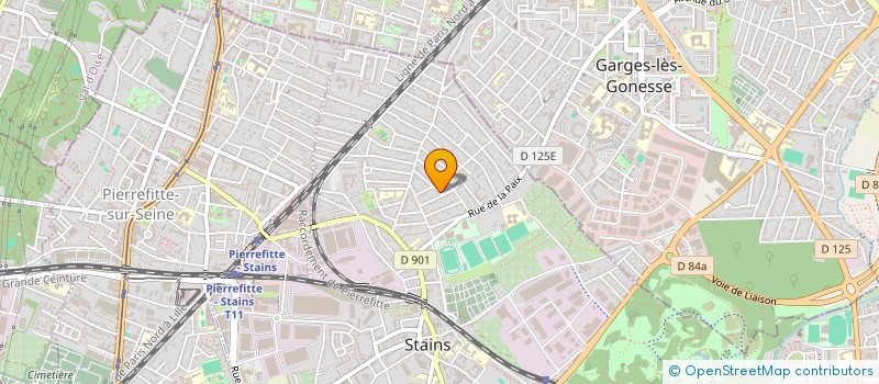 localisation de l'entreprise CARDINET VOYAGES à STAINS