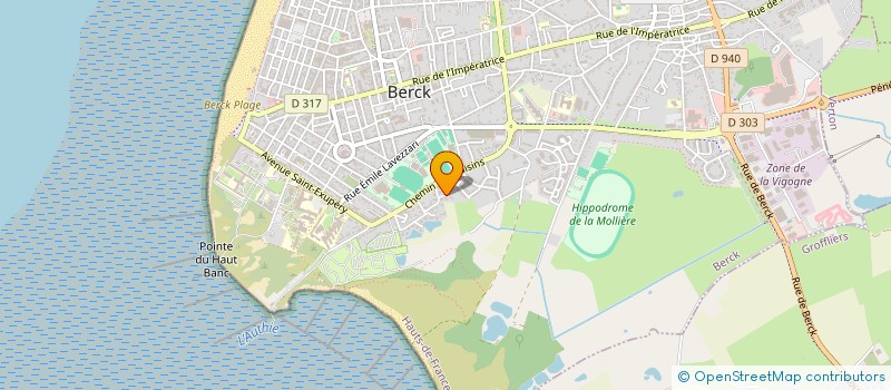 localisation de l'entreprise CARDIO BERCK  BERCK