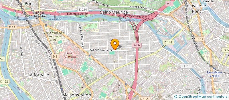 localisation de l'entreprise CARDIO-CDDF à MAISONS-ALFORT