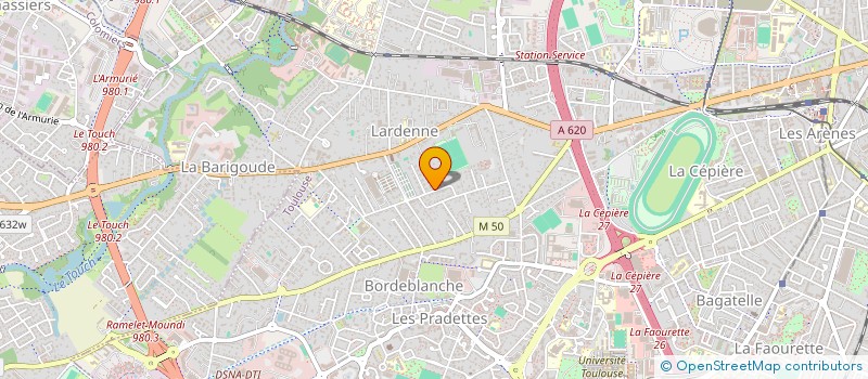 localisation de l'entreprise CARDIO CONSULT à TOULOUSE