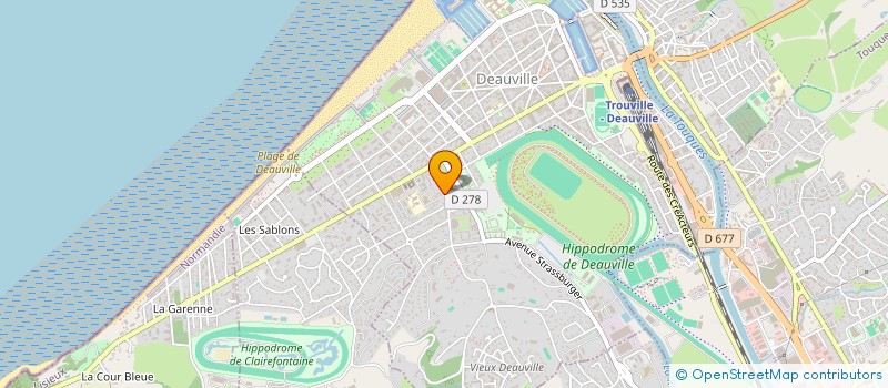 localisation de l'entreprise CARDIO-DEAUVILLE  DEAUVILLE