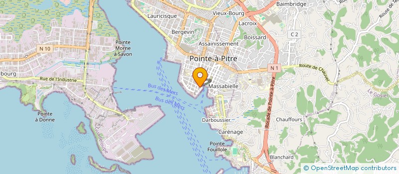 localisation de l'entreprise CARDIO FE à POINTE-A-PITRE