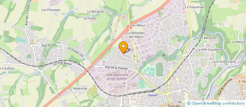 localisation de l'entreprise CARDIO FIGHT 22 à QUEVERT