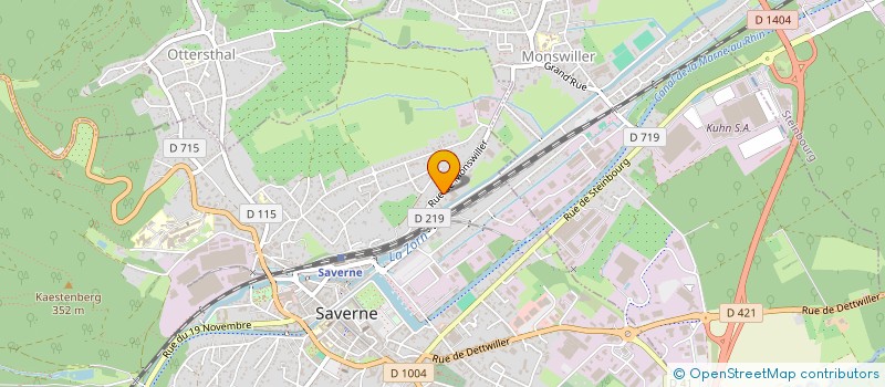 localisation de l'entreprise CARDIO FITNESS STUDIO à SAVERNE